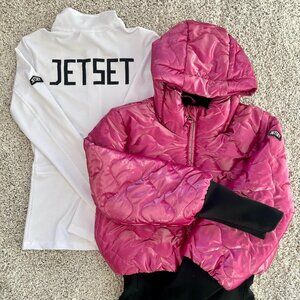 Jet Set Nevado Glam Ski Suit - Hot Pink